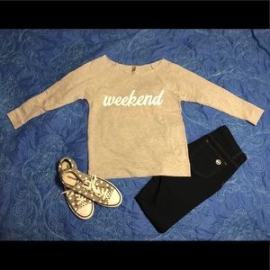 Final price!!! Gray Weekend Sweatshirt